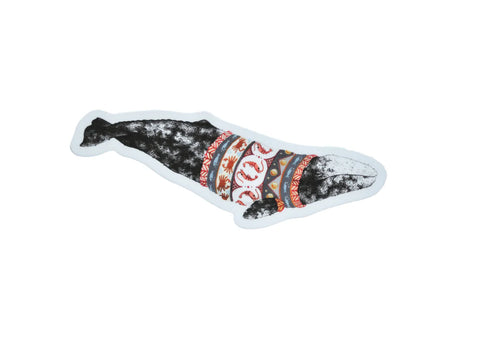 Natasha Van Netten Sticker - Sweater Gray Whale