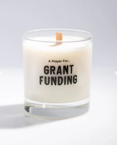 Cognitive Surplus Candle A Prayer for Grant Funding