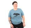 Crow T-shirt (blue)