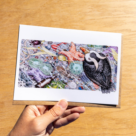 Tufted Puffin Fine Art Card