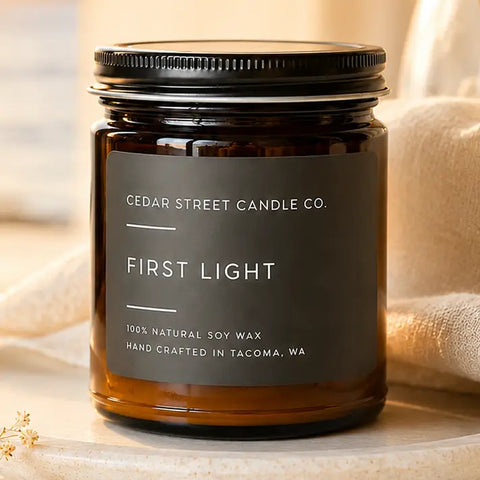 First Light Large Soy Candle 13 oz