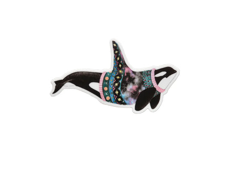 Natasha Van Netten Sticker Galaxy Orca