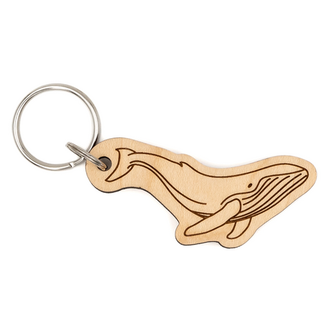 Steamer Lane Wood Keychains