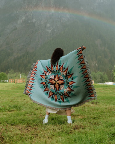 Eighth Generation Mother Earth Throw Blanket