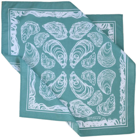 Hearth and Harrow Bandana Oyster teal