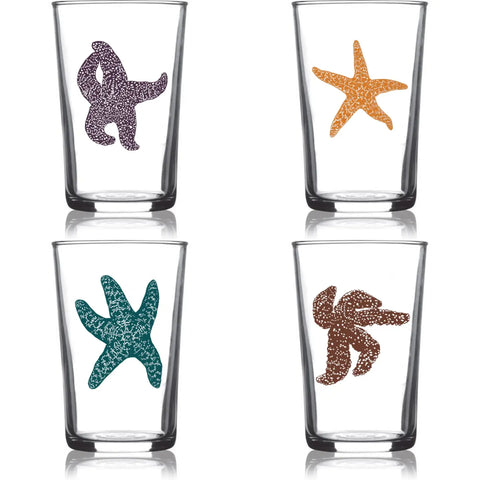 Salty Raven 6.75oz Glass 4 Pack - Sea Star Series