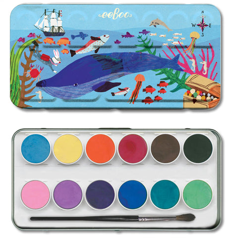 In the Sea 12 Watercolors